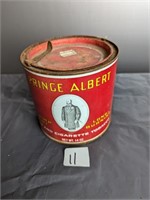 Prince Albert Pipe and Cigarette Tobacco Tin