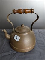 Tagus Copper Tea Kettle with Wooden Handle