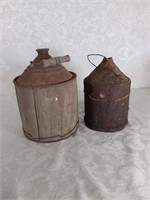 2 Vintage Gas/Oil Cans