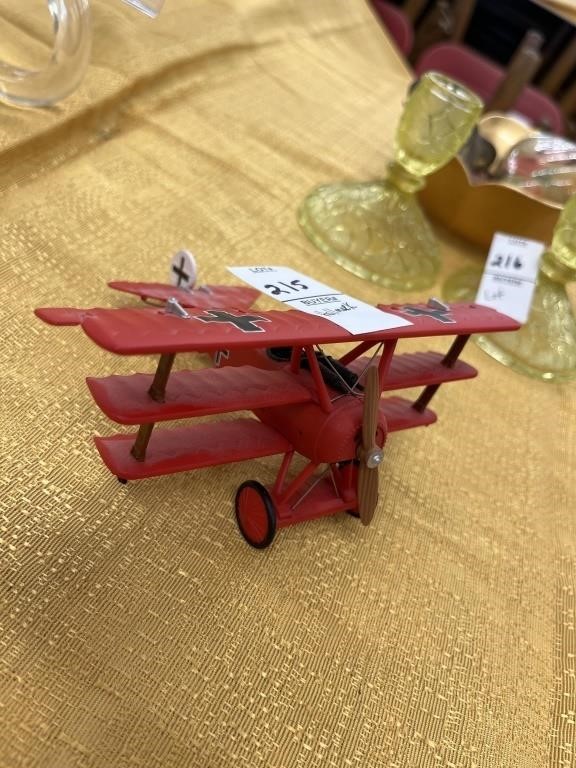 1999 Hallmark Ornament "Red Barron"  Plane