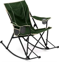 SunnyFeel, Camping Rocking Chairs, Green, 40"L x 3