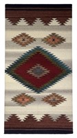 Southwestern Handwoven Zapotec Indian Rug
