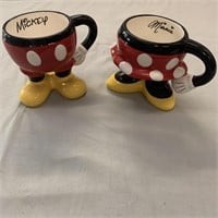 Disney Mickey & Minnie Mouse Ceramic Mugs