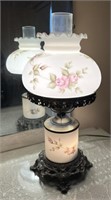 Elegant 3 Way Gone with the Wind Hurricane Lamp