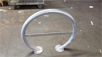 Metal Oval Bike Rack 34"d