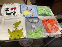 6 Pokémon shirts