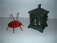 Lady Bug-Cast Candle Holder 1 Lot