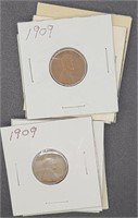 10 1909 Wheat Cents