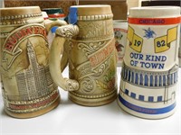 Steins - Chicago themed (3)