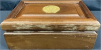 USA Medallion Wood Storage Box