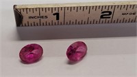 (2) Faceted Gemstones