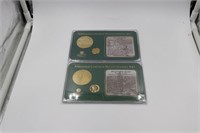 2 Lincoln Bicentennial American Mint Coin sets