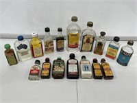 Box Lot Assorted Labelled Bottles