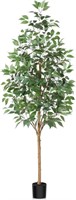 OAKRED Artificial Ficus Tree, 6FT Fake Tree with N