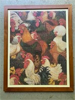 Large Rooster Puzzle Picture