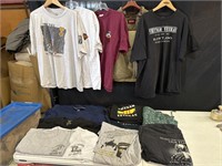 Various Sized Veteran Shirts / Clothing