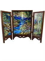 Glass Masters Stained Glass Triptych