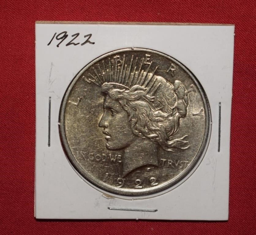 1922 Peace Silver Dollar