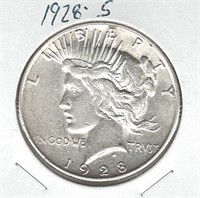 1928-S Peace Silver Dollar