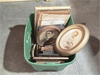 Vintage Pictures, Frames and Photo albums Box Lot