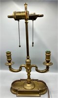 Vintage brass Wildwood candelabra lamp
