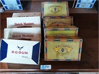 Cigar Boxes in various conditions