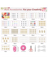 QUEFE 9600pcs, 120 Colors Clay beads