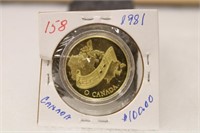 1981 Canada $100.00 Gold