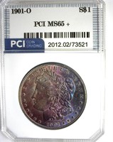 1901-O Morgan PCI MS65+ Colorful