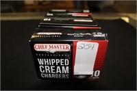 4-10ct chef master whipped cream chargers
