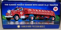 Franklin Mint Texaco Tanker Cast Model in Box