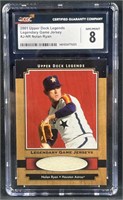 2001 Upper Deck Legends Nolan Ryan Jersey Relic