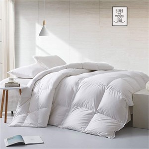 Lightweight King Size Feathers Down Comforter