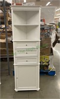 WHITE CORNER CABINET