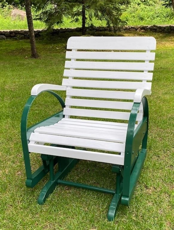 Vintage 1941 Gliding Lawn Chair