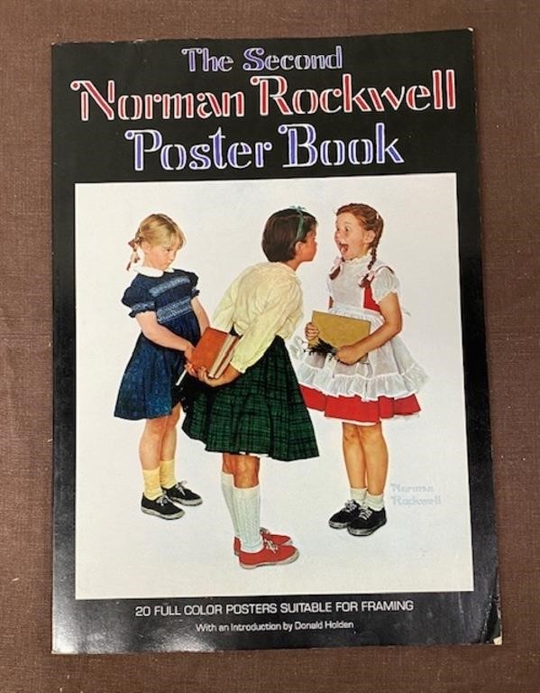 Norman Rockwell Book with many Prints