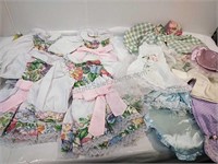 Assortment of Doll Clothes and Hats