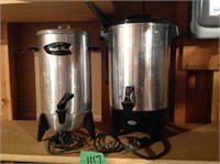 2 coffee makers w/chords
