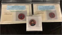 (3) 1957 Elvis Movie Jailhouse Rock Coins