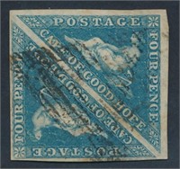 CAPE OF GOOD HOPE #4 PAIR USED FINE-VF