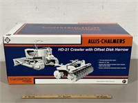 1ST GEAR ALLIS-CHAMBERS HD-21 CRAWLER W/ HARROW