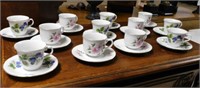 TK Thun Czechoslovakian Cups and Saucers.