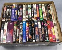 Box of vhs tapes