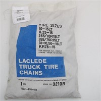 LACLEDE 1-Pair of Truck Tire Chains