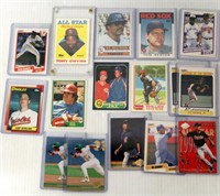 16 Baseball Star Cards from 1970's & 1980's