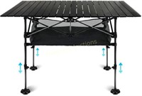 LEADALLWAY Adjustable Height Camping Table