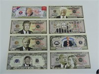 Assorted Trump related Novelty Bills