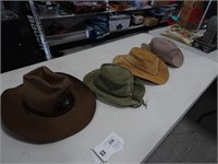 Four Vintage Hats