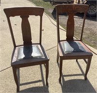 2 dining chairs black sest