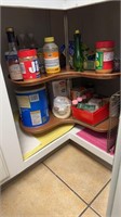 Food contents in cabinet only